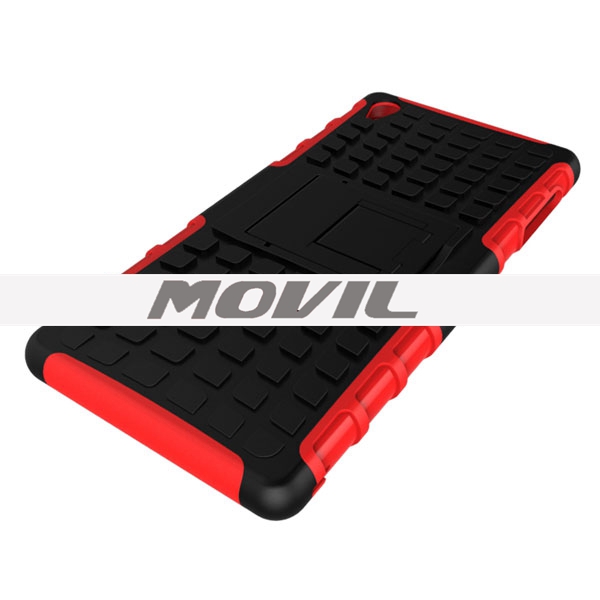 NP-1904 2 en 1 funda para Sony Z3 con soporte-1